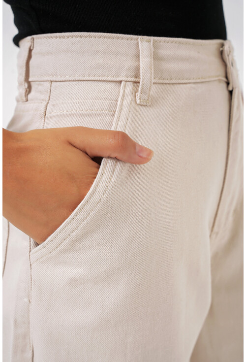 6703 Yüksek Bel Kot Pantolon