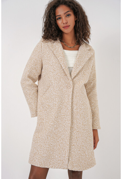 9082 Oversize Kaşe Kaban