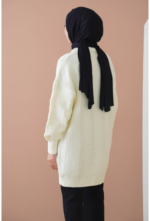 15768 Tesettür Triko Hırka