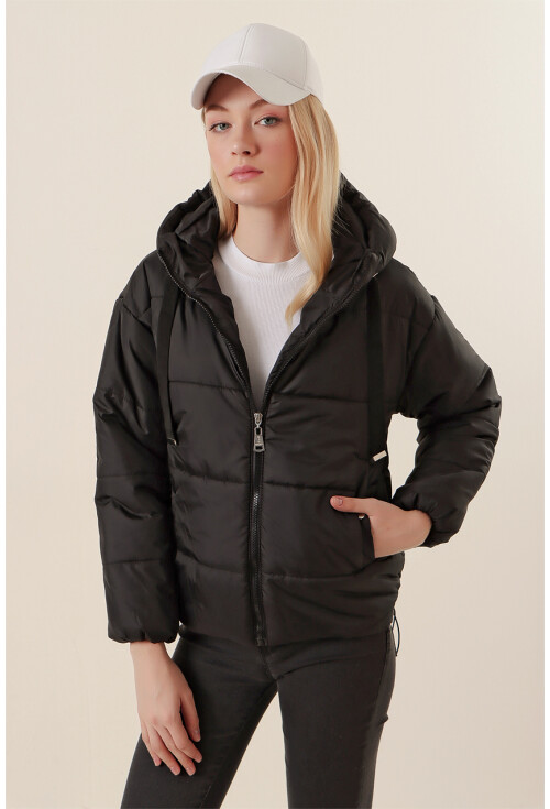 5136 Crop Şişme Mont