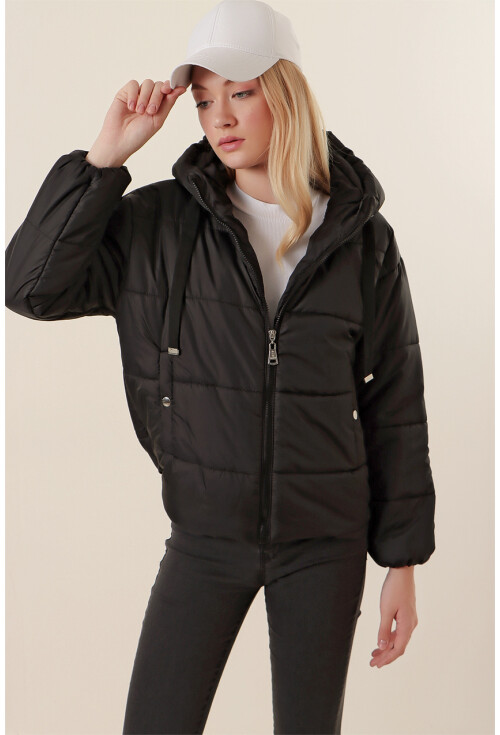 5136 Crop Şişme Mont