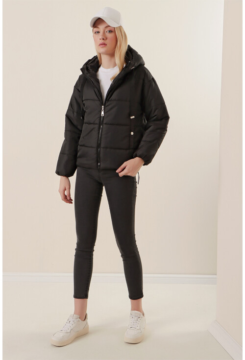 5136 Crop Şişme Mont