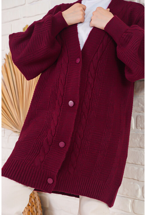 15768 Tesettür Triko Hırka