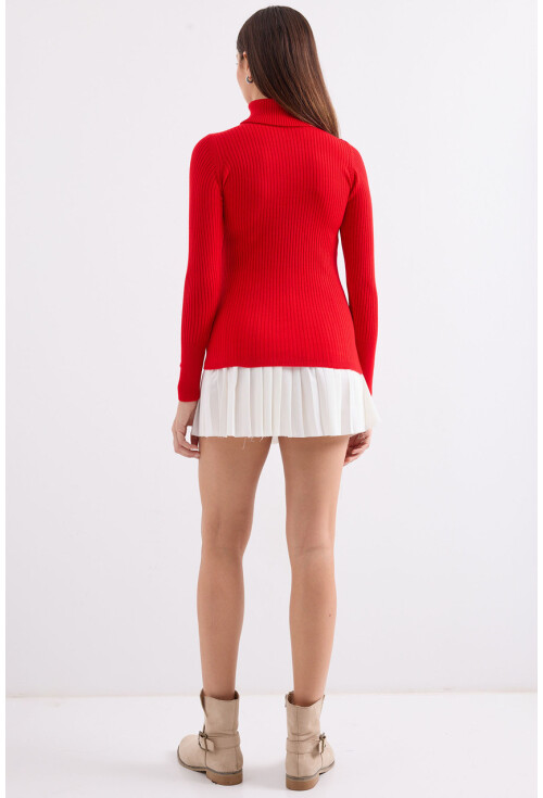 10311 Balıkçı Yaka Triko Kazak