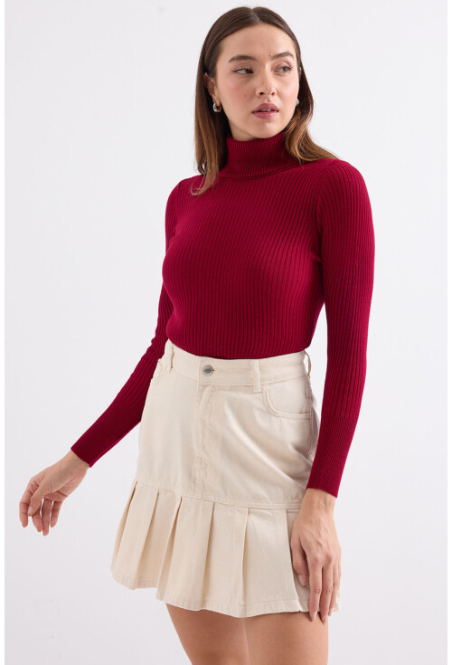 10311 Turtleneck Knit Sweater