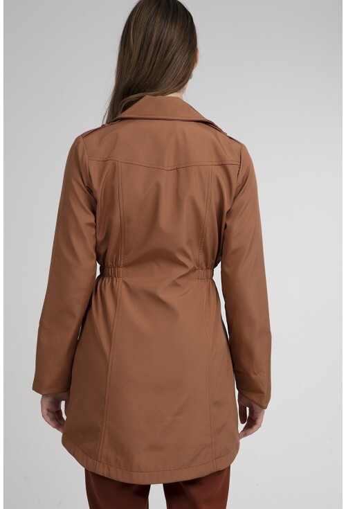 10322 Trench Coat With Drawstring Waist