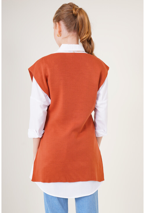 15760 Kuşaklı Triko Süveter