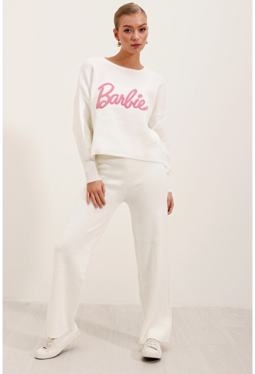 15858 Oversize Alt Üst Triko Takım