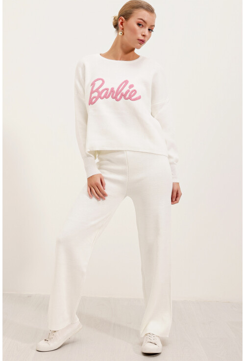 15858 Oversize Alt Üst Triko Takım