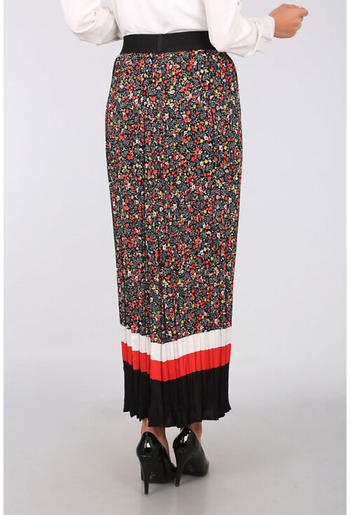 1812 Çiçek Desenli Etek