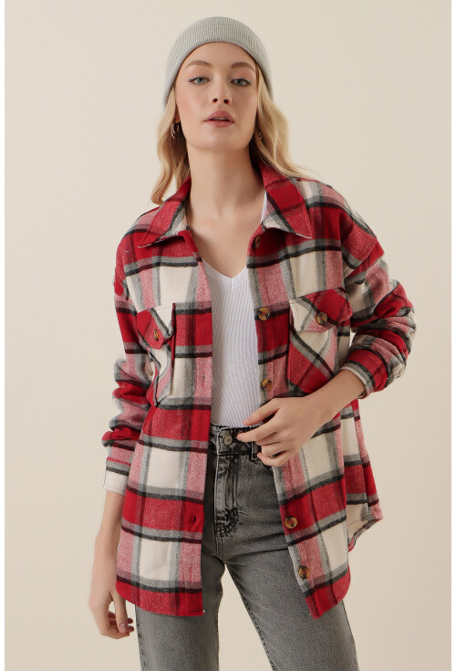 20136 Oversize Oduncu Gömleği