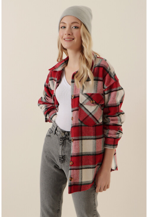 20136 Oversize Oduncu Gömleği