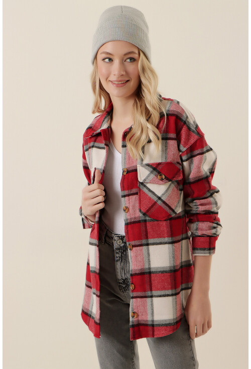 20136 Oversize Oduncu Gömleği