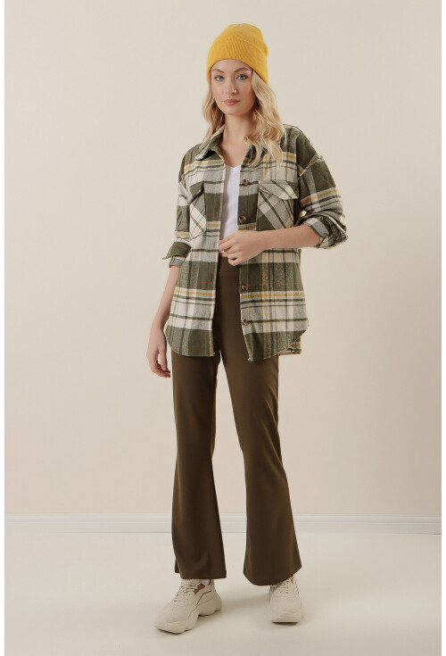 20136 Oversize Oduncu Gömleği