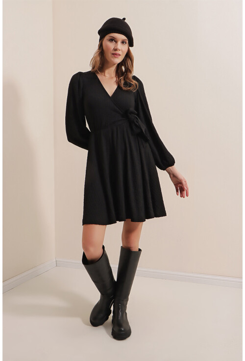 2362 Anvelop Örme Elbise