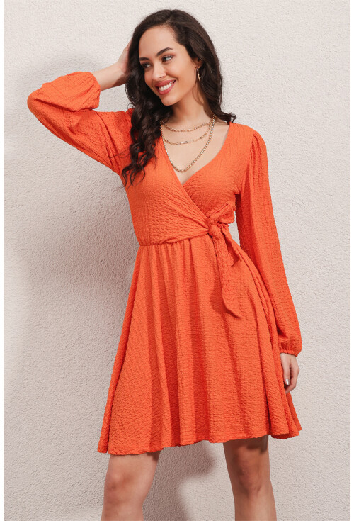 2362 Anvelop Örme Elbise