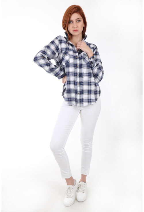 3398 Desenli Gömlek