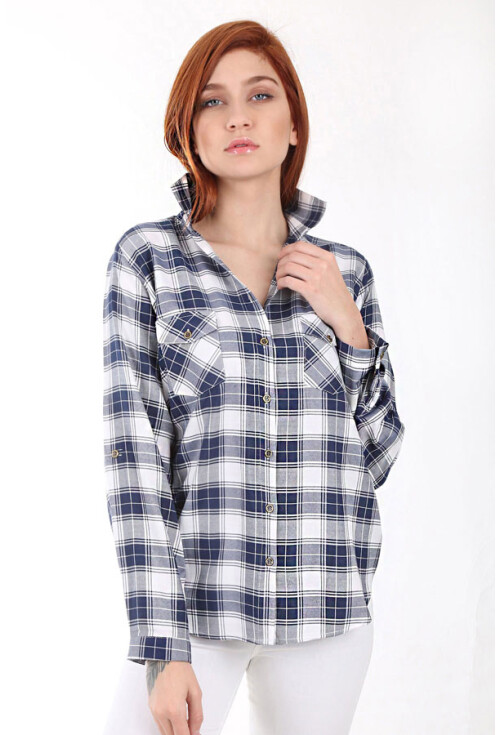 3398 Desenli Gömlek