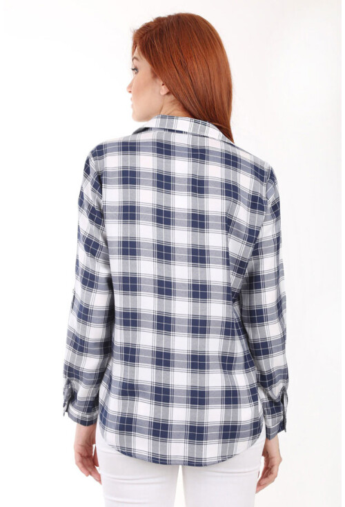 3398 Desenli Gömlek