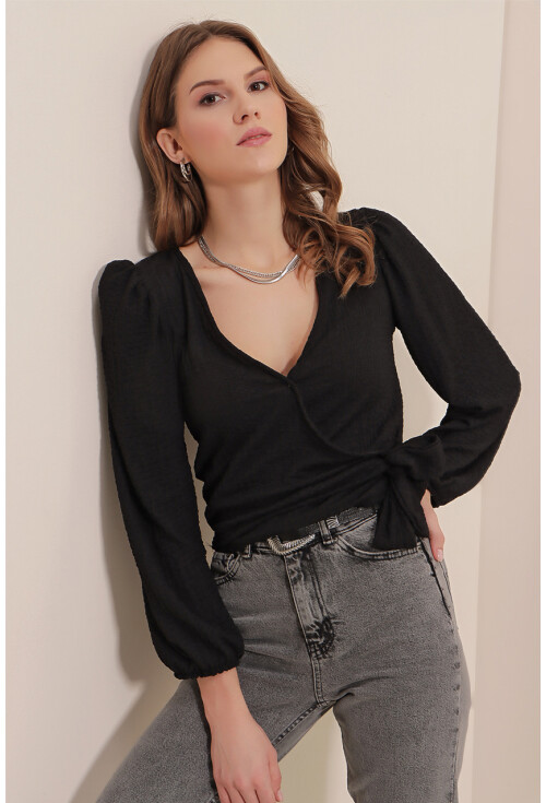 0441  Anvelop Örme Bluz