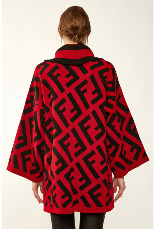 15719 Balıkçı Yaka Triko Kazak