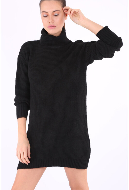 15723 Balıkçı Yaka Triko Tunik
