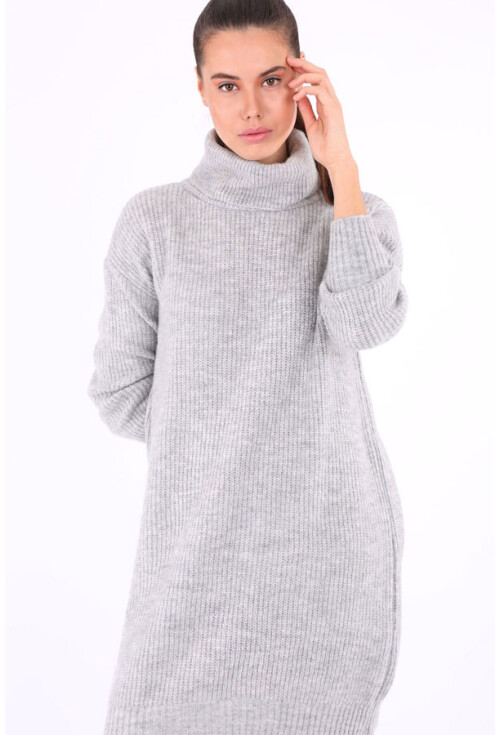 15723 Balıkçı Yaka Triko Tunik