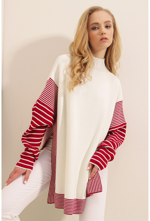 15784 Balıkçı Yaka Panço Kazak