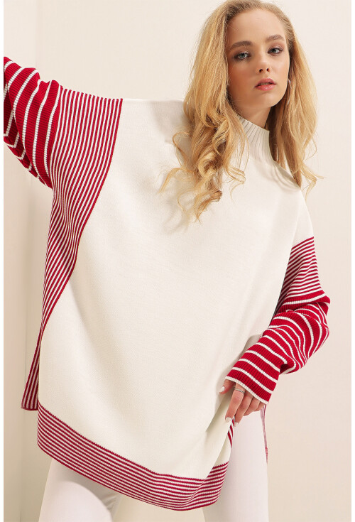 15784 Balıkçı Yaka Panço Kazak