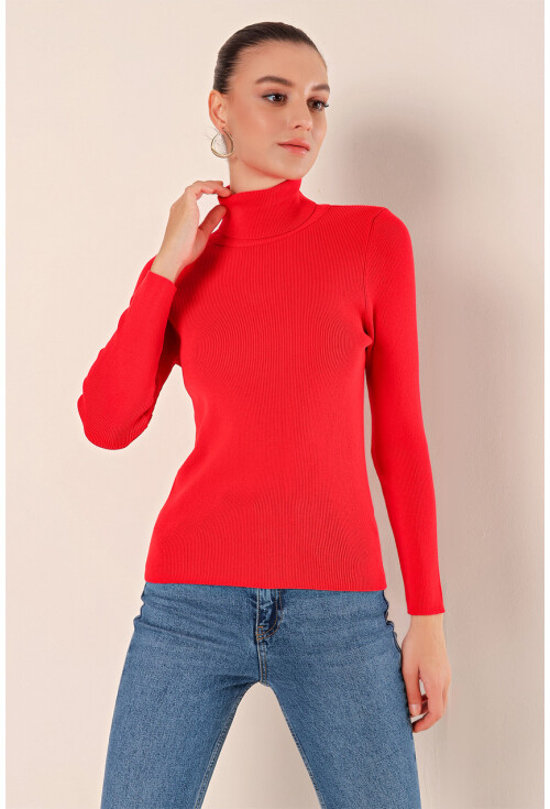 15825 Turtleneck Knit Sweater