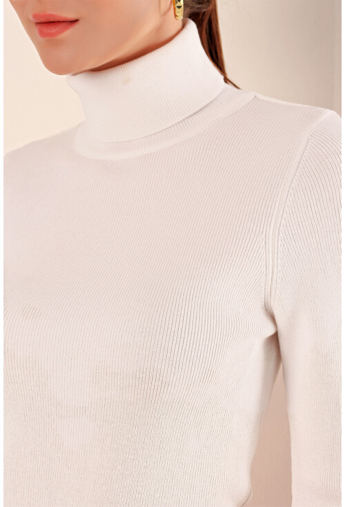 15825 Turtleneck Knit Sweater