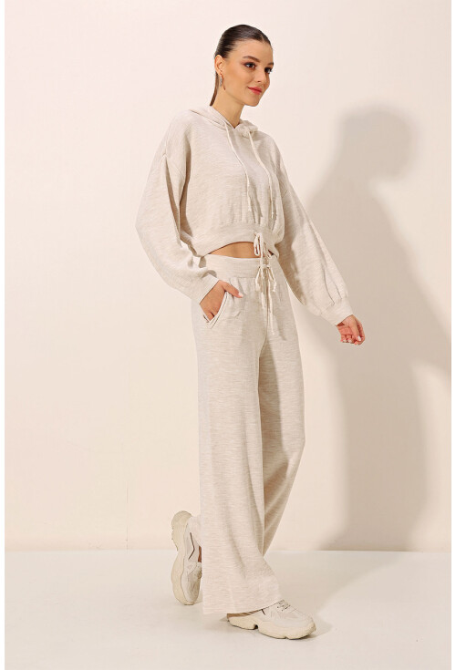 15845 Hooded Oversized Two-Piece Set