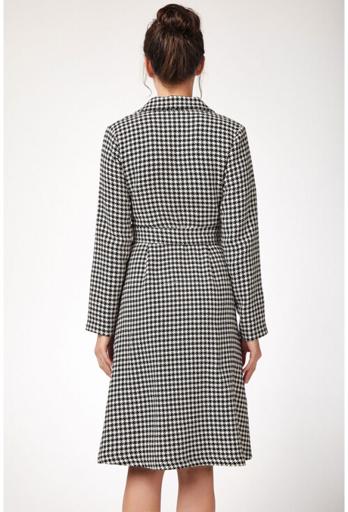 1730 Kazayağı  Ceket Yaka Elbise