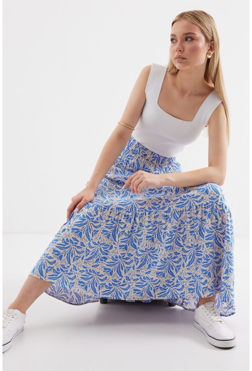 1898 Long Skirt With Pattern