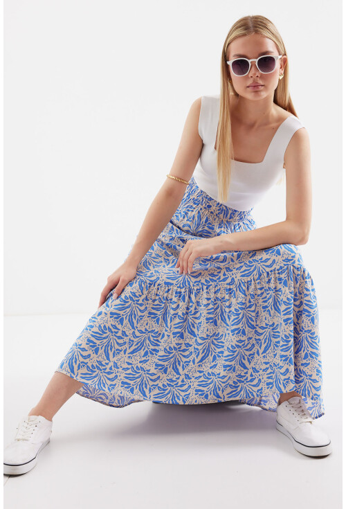 1898 Long Skirt With Pattern