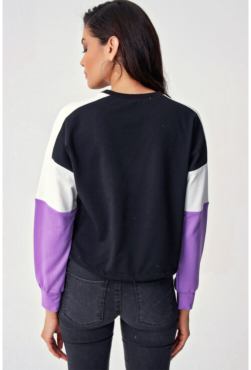 4241 Rebel Baskılı Sweat