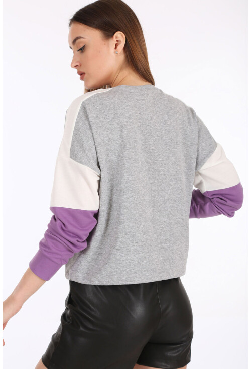 4241 Rebel Baskılı Sweat