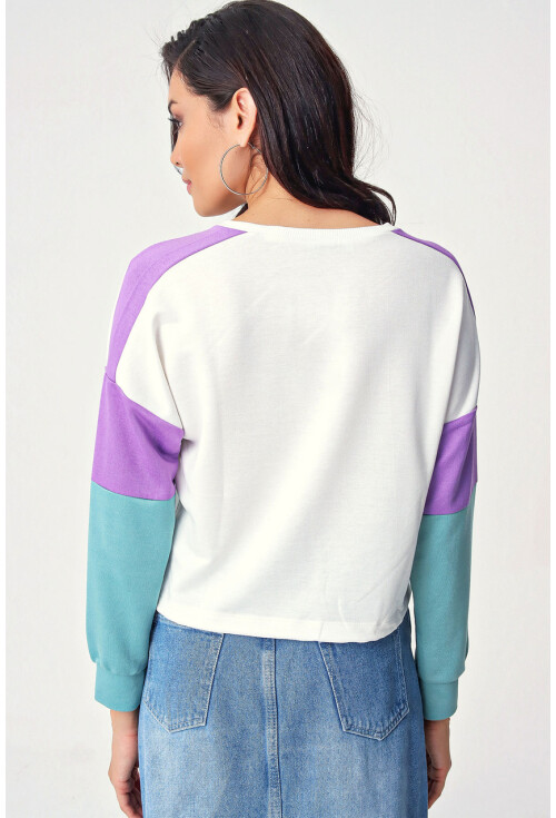 4241 Rebel Baskılı Sweat