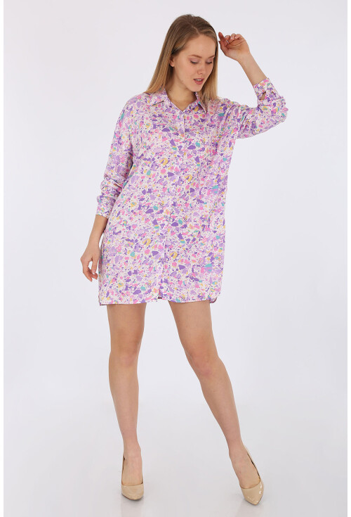 5797 Batik Desen Oversize Tunik
