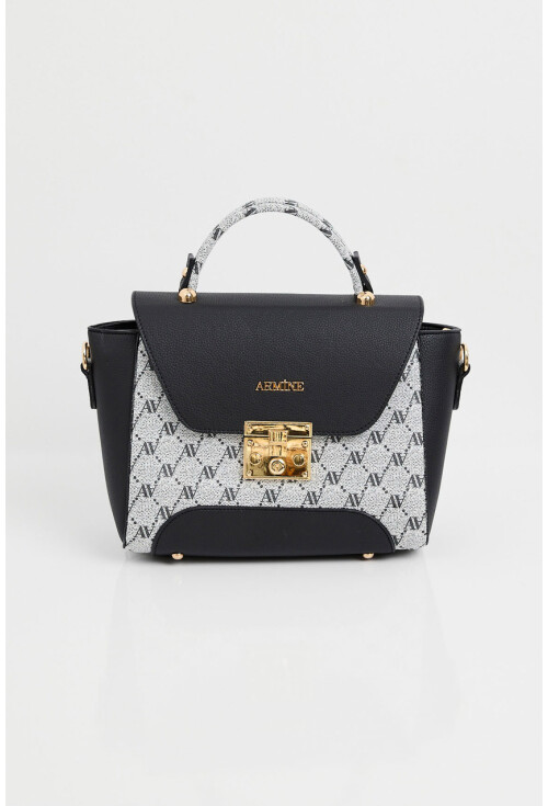 010170 Strappy Flap Bag With Pattern