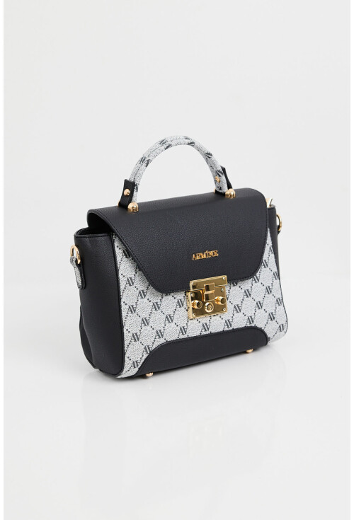 010170 Strappy Flap Bag With Pattern