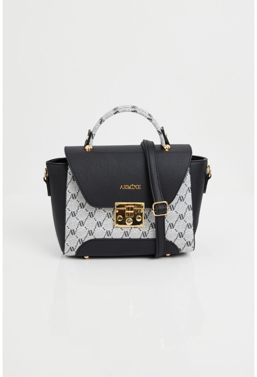 010170 Strappy Flap Bag With Pattern