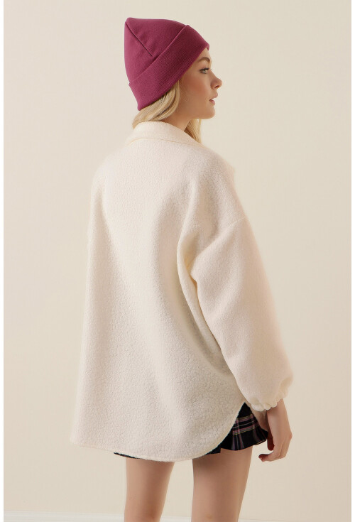 0675 Wool Blend Boucle Jacket