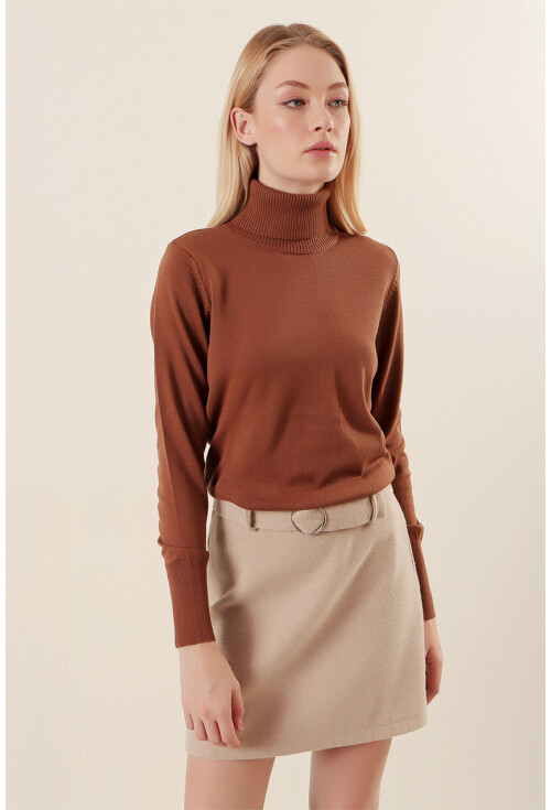 15747 Turtleneck Knit Sweater
