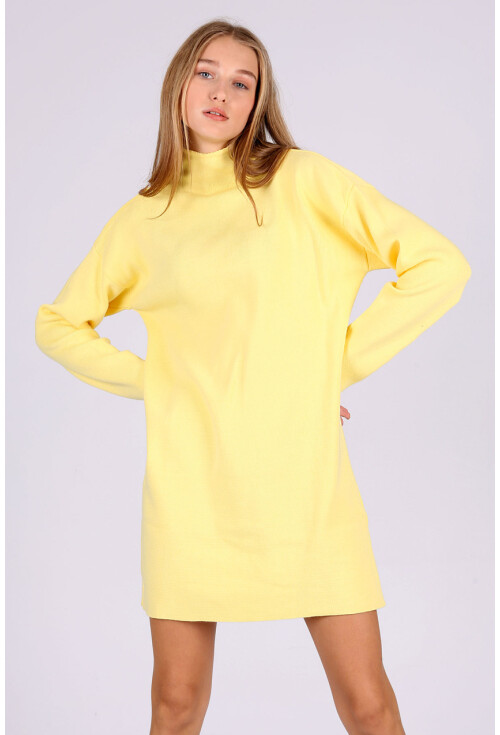 15765 Boğazlı Triko Tunik