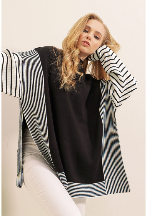 15784 Balıkçı Yaka Panço Kazak