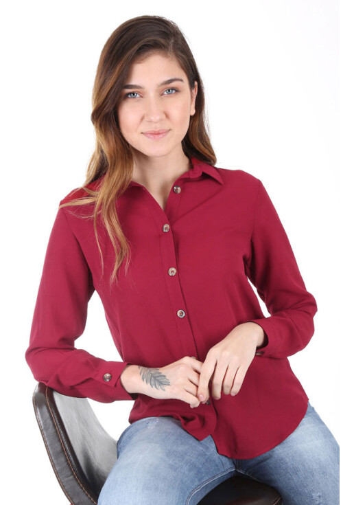3532 Düğmeli Gömlek