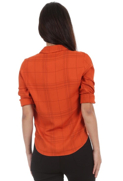 3617 Single Pocket Tie-Front Shirt