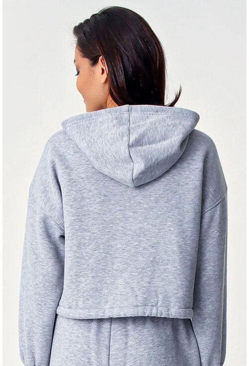 553130 Nasa Baskılı Crop Sweat