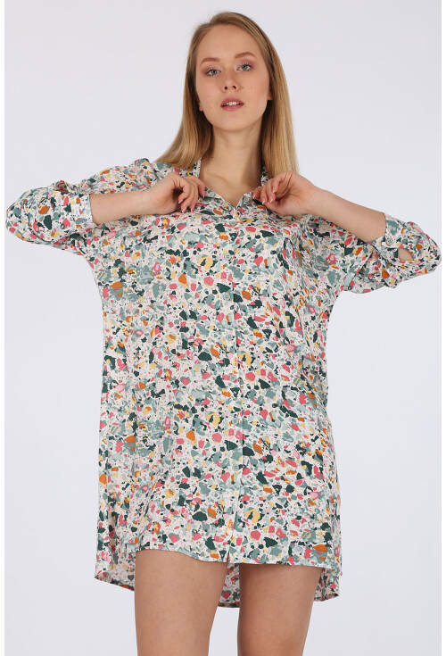 5797 Batik Desen Oversize Tunik